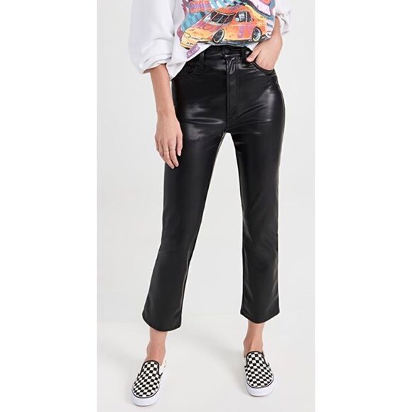 MOTHER Insider Ankle Faux Leather - Picture 2 of 13